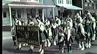 Brian Sexton School of Irish Dancing  St Patricks Day Parade  1986 Trenton NJ [upl. by Hilde]