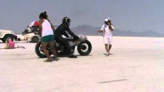 Shinya Kimura at Bonneville 2012 [upl. by Etteuqram]