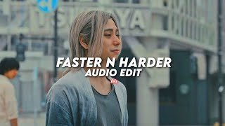 Faster n Harder  6arelyhuman 「 edit audio 」 [upl. by Masson439]