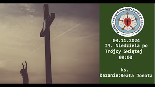 03112024  Pamiątka Reformacji 0800  Parafia EA Skoczów [upl. by Jerz]