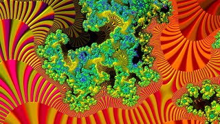 Mandelbrot Inverse over Julia zz7c Fractal Zoom  2 4K [upl. by Oremo910]