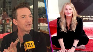 Married With Childrens David Faustino Praises Christina Applegate at Walk of Fame Ceremony [upl. by Cressi261]