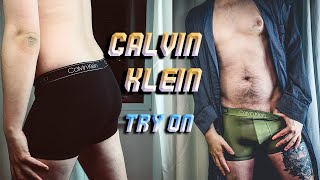 Essential Calvin Klein mens underwear try on review [upl. by Hayley]