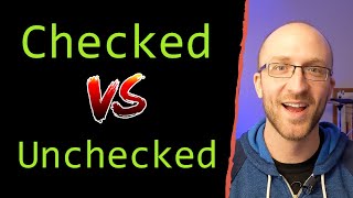 Checked vs Unchecked Exceptions in Java Tutorial  Whats The Difference [upl. by Strage]