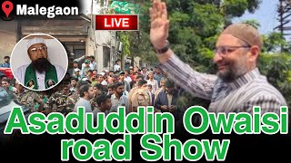 Live  Aimim Asaduddin Owaisi road Show [upl. by Zonda145]