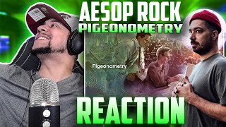 WHERE DOES HE GET THESE IDEAS FROM Aesop Rock  Pigeonometry REACTION [upl. by Malvie]