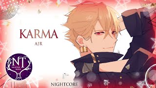 Nightcore  Karma Lyrics [upl. by Eedissac]