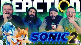 Sonic the Hedgehog 2  Official Trailer REACTION [upl. by Ecinev]