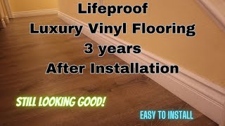 Installation of Lifeproof LVP Luxury Vinyl Flooring Plank How to Install Sterling Oak [upl. by Fine]