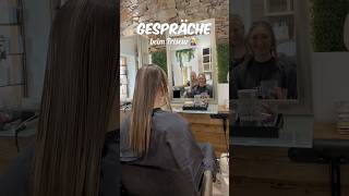 Gespräche beim Friseur über Haarpflege Tipps und natürliche Töne 💇🏼‍♀️☺️ haircare [upl. by Linnet376]