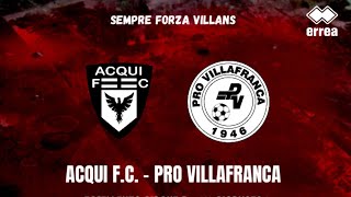 Acqui 02 PRO VILLAFRANCA HIGHLIGHTS 11 Giornata Eccellenza Girone B  Piemonte [upl. by Geordie]