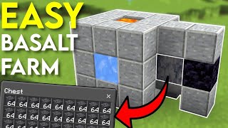 How To Make basalt Farm In Minecraft  Minecraft Tutorial [upl. by Georgine98]