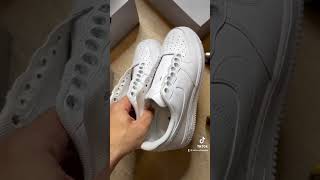 Dyed Rope Lace Custom Air Force 1 Sneakers quotMocha Brownquot  Step by step tutorial SATISFYING 🤎😍 [upl. by Leonteen591]