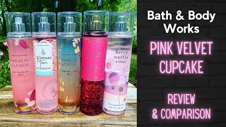 Bath amp Body Works PINK VELVET CUPCAKE Review amp Comparison [upl. by Uos561]