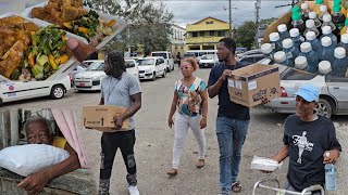 Feeding the homeless  Annotto Bay St Mary  Bless the chef with ten thousand dollar [upl. by Bessie]