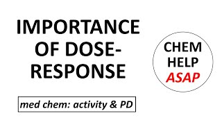 the importance of observing a doseresponse relationship [upl. by Mandell]