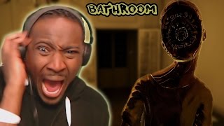 NEVER PLAY A JAPANESE HORROR GAME  BATHROOM Demo  Petrifying Japanese Horror Game [upl. by Akemehc]