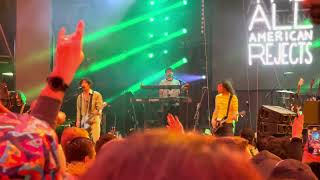 The AllAmerican Rejects  Flagpole Sitta Harvey Danger cover Live 2024  Neon City Festival [upl. by Eanej]