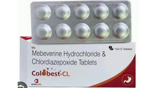 Colobest CL Tablets Mebeverine Hydrochloride amp Chlordiazepoxide Tablets [upl. by Eddie873]