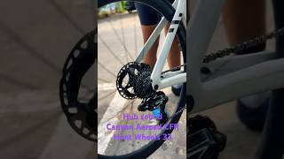 Canyon Aeroad CFR  Hub sound using Hunt Wheels cycling bike viral [upl. by Nhguavoj483]