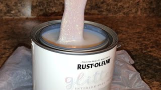 Rustoleum irradescent Glitter Wall Paint [upl. by Slinkman]