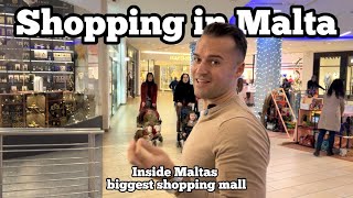 I went Christmas shopping in Maltas biggest shopping mall [upl. by Ameer887]