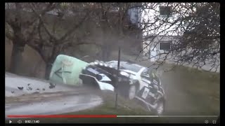 Highlights amp Crash Mistakes Jänner Rallye 2024 Tag 1 [upl. by Mcnutt542]