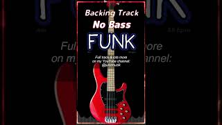 shorts ► Funk Backing Track for bass get your groove on Subscribe for more backingtrack [upl. by Crifasi277]