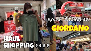 HAUL SHOPPING GIORDANO TSHIRT  HONGKONG GIORDANO [upl. by Nadabb]