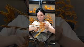 Amazing showpiece with cable Cable Crafts facts asmr clam craft cablecraft cable showpiece [upl. by Assiruam]