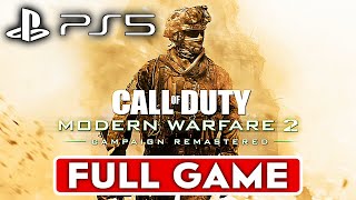 CALL OF DUTY MODERN WARFARE 2 REMASTERED PS5 Gameplay Walkthrough Part 1 Campaign FULL GAME 4K 60FPS [upl. by Handbook]