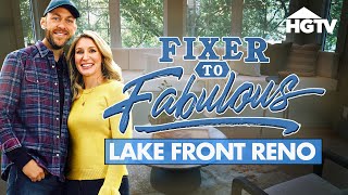 Lake Living Sun Room Party Deck amp Fire Pit  Full Episode Recap  Fixer to Fabulous  HGTV [upl. by Nylzzaj]