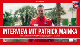 Interview mit Patrick Mainka [upl. by Ellehcor]