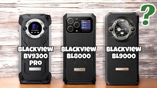 Blackview BL8000 VS Blackview BL9000 VS Blackview BV 9300 pro  Best rugged phones by blackview [upl. by Mundt]