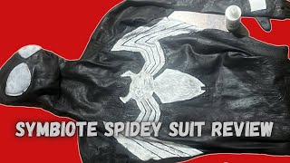 Symbiote SpiderMan suit review [upl. by Gnihc]