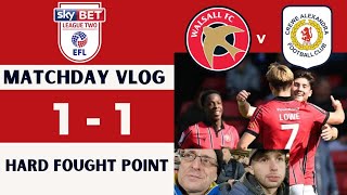 Walsall 11 Crewe matchday vlog [upl. by Fara]