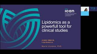 WEBINAR Lipidomics as a powerful tool for clinical studies  IHU ICAN [upl. by Dorr]