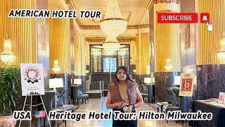 Exploring USA’s Historic Hilton Hotel america hotels luxurylifestyle lifeinusa [upl. by Kapoor]