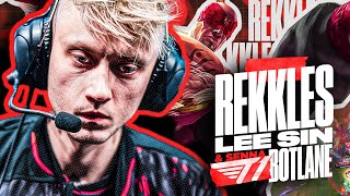 REKKLES SENNA LEE SIN BOT  T1 ACADEMY VS NS  CAEDREL [upl. by Onifled]