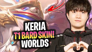 KERIA IS A BEAST WITH NEW T1 BARD SKIN  T1 Keria Plays Bard Support vs Neeko Season 2024 [upl. by Gunther]