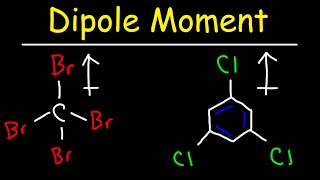 Dipole Moment Vectors amp Electronegativity  Organic Chemistry [upl. by Alitta]