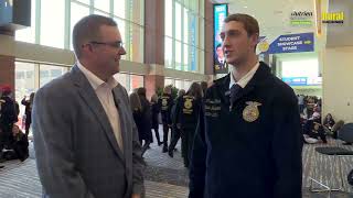 Ogallala FFA member Thomas Perrin competes in the Employment Skills at the National FFA Convention [upl. by Noyerb713]