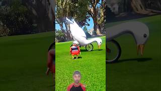 GTA V DUCK CHEATED MOTU BABY BIKE reacttionn shorts [upl. by Kimmi]