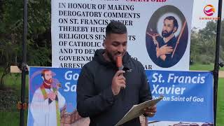 Goans in UK Demand Arrest of Subhash Velingkar Over Insult to St Francis Xavier [upl. by Mikah449]