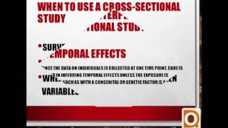 Cross Sectional Study Design [upl. by Adile]