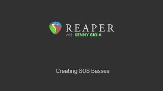 Creating 808 Basses in REAPER [upl. by Hsinam]