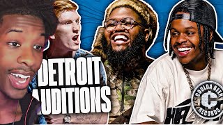 Coulda Been Records DETROIT Auditions hosted by Druski REACTION [upl. by Carlye]