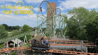 Top 15 Rides at Hansa Park [upl. by Kirwin]