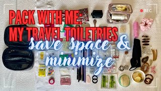 Recently Requested How I Pack toiletries for onebagtravel Travel carryononlytravel Tips [upl. by Ube]