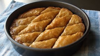 Baklava Recipe  How to Make Baklava from Scratch [upl. by Pulchia]